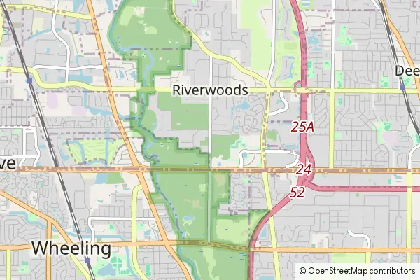 Mapa Riverwoods