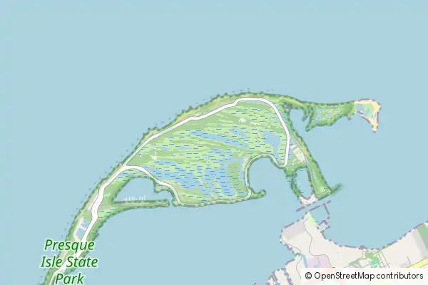 Mapa Presque Isle