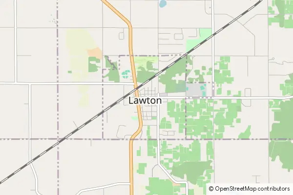 Mapa Lawton