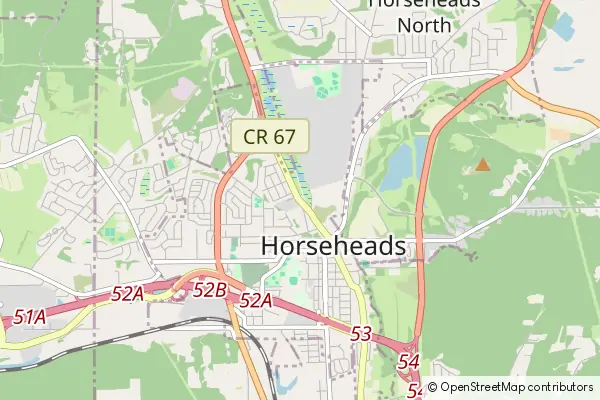 Mapa Horseheads