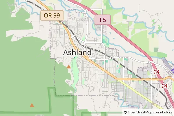 Mapa Ashland