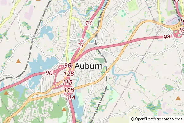 Mapa Auburn