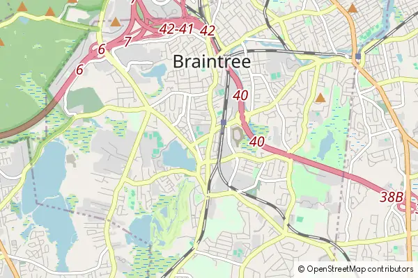 Mapa Braintree