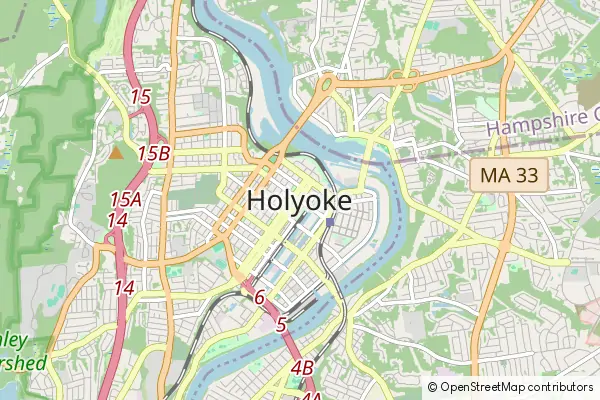 Mapa Holyoke