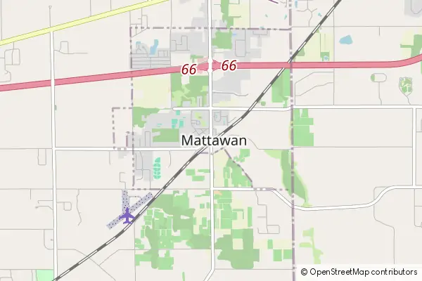 Mapa Mattawan