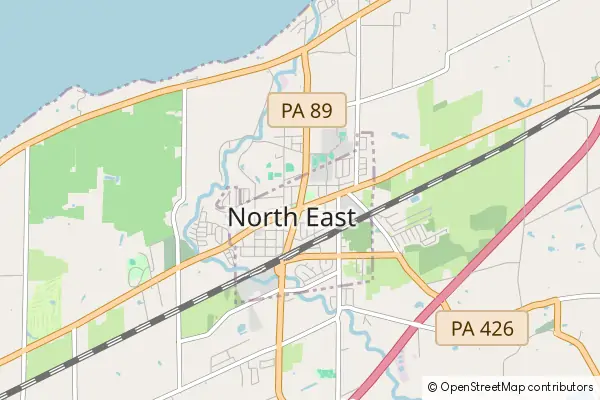 Mapa North East