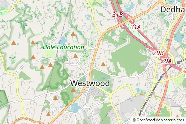 Mapa Westwood