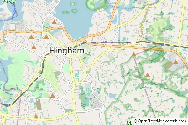 Mapa Hingham