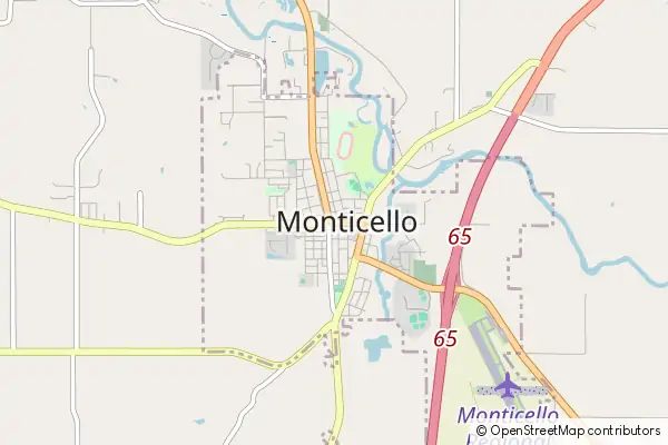 Mapa Monticello