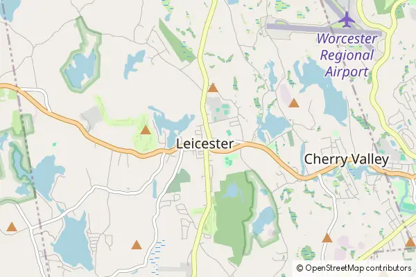 Mapa Leicester