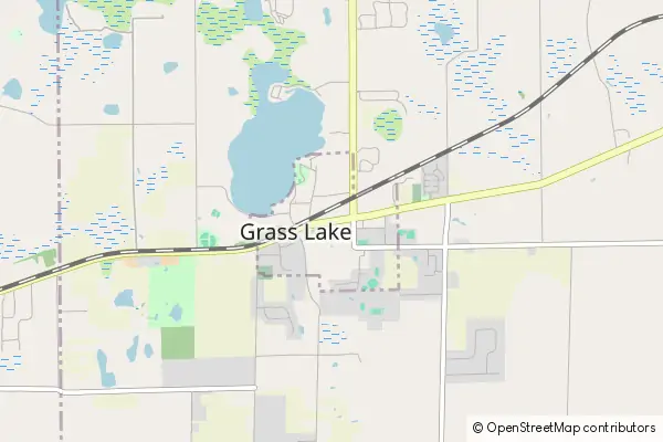 Mapa Grass Lake