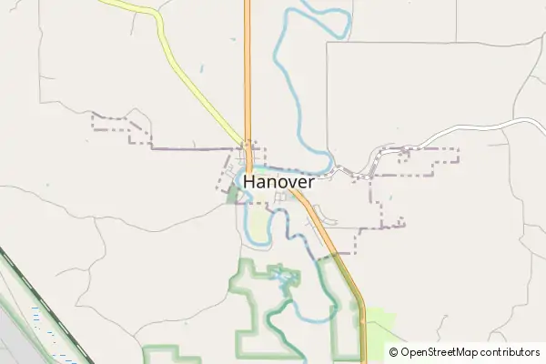 Mapa Hanover