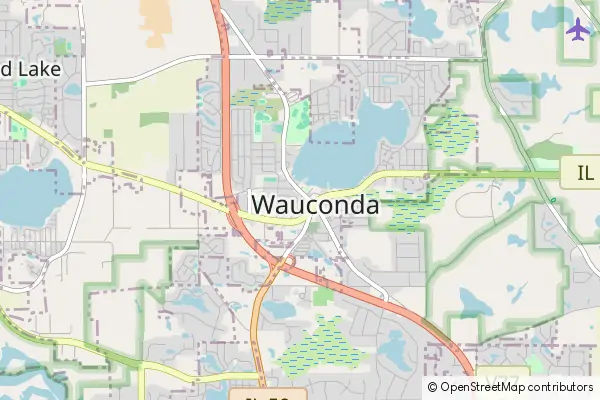 Mapa Wauconda