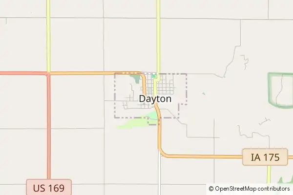 Mapa Dayton