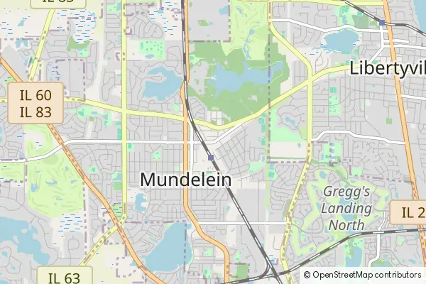 Mapa Mundelein