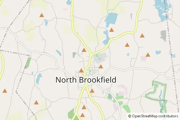 Mapa North Brookfield