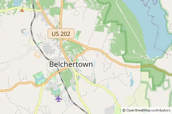 Mapa Belchertown