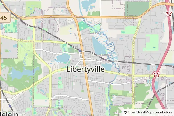 Mapa Libertyville