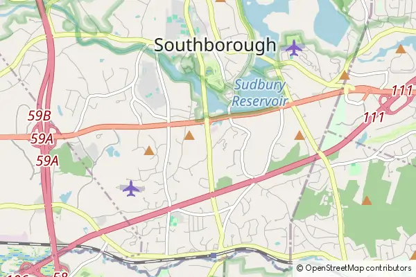 Mapa Southborough