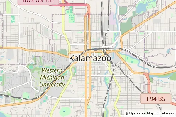 Mapa Kalamazoo