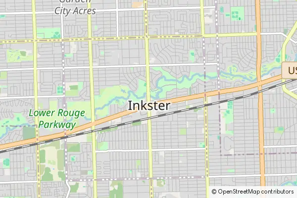 Mapa Inkster