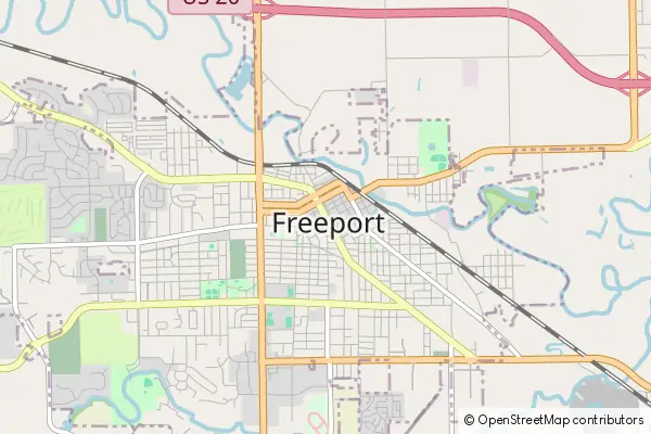 Mapa Freeport