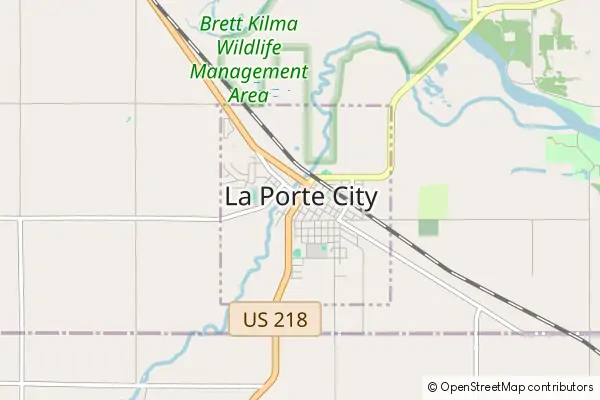 Mapa La Porte City