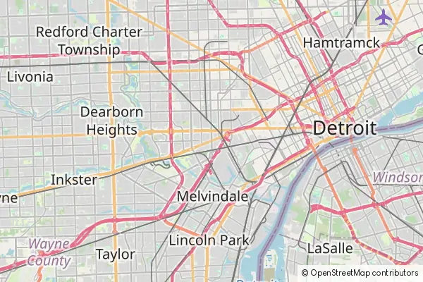 Mapa Dearborn