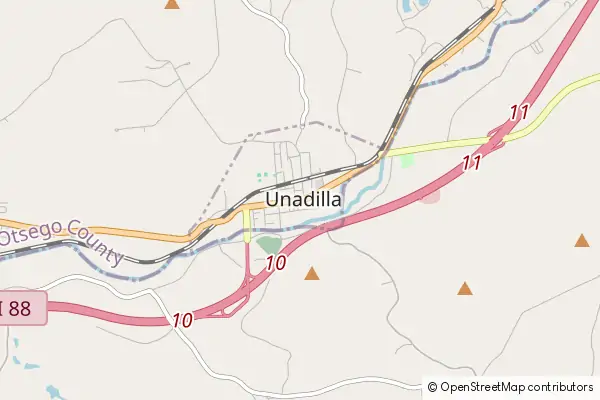 Mapa Unadilla