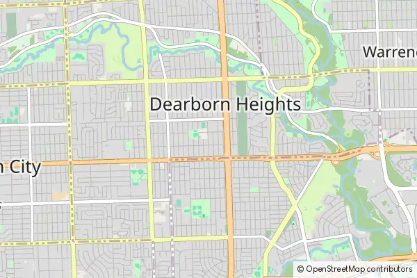 Mapa Dearborn Heights