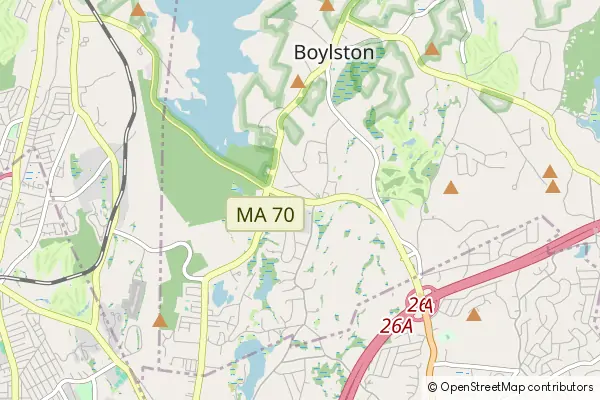 Mapa Boylston