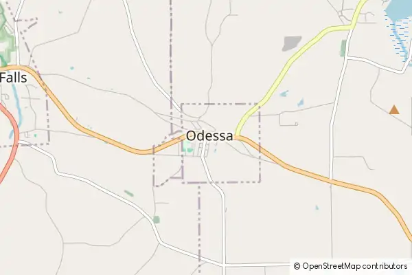 Mapa Odessa