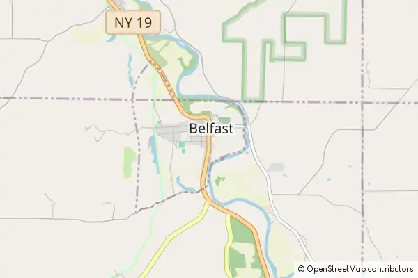 Mapa Belfast