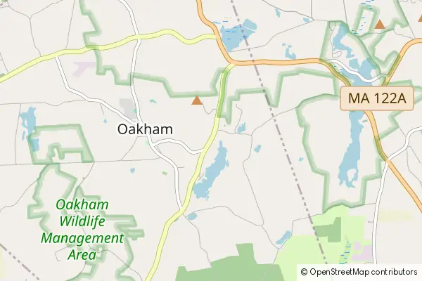 Mapa Oakham