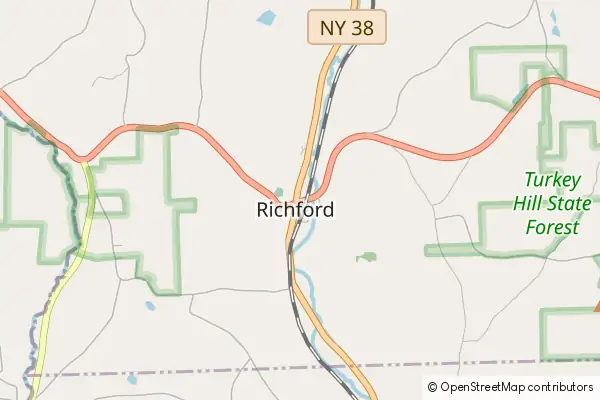 Mapa Richford