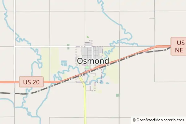 Mapa Osmond