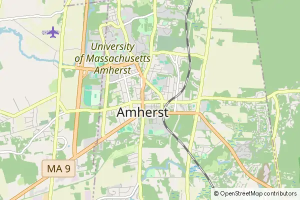 Mapa Amherst