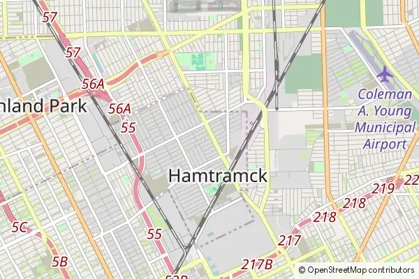 Mapa Hamtramck