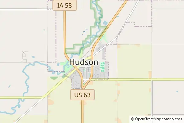 Mapa Hudson