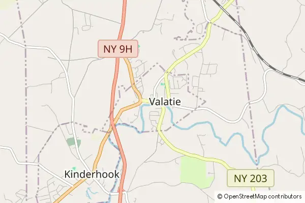 Mapa Valatie