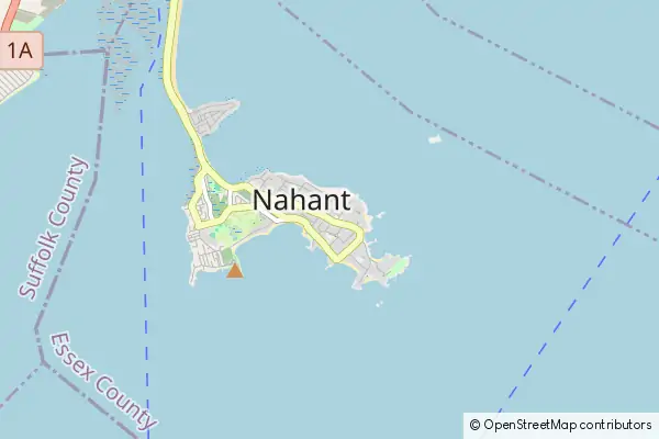 Mapa Nahant