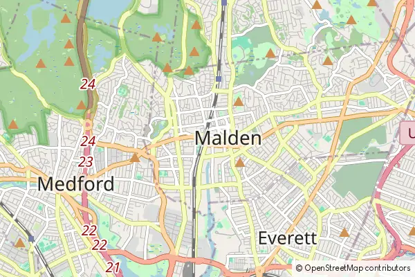 Mapa Malden