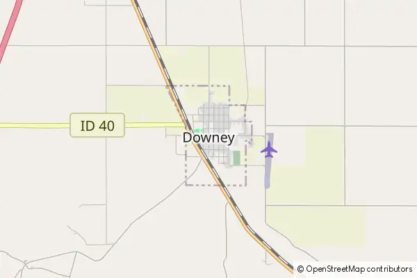 Mapa Downey