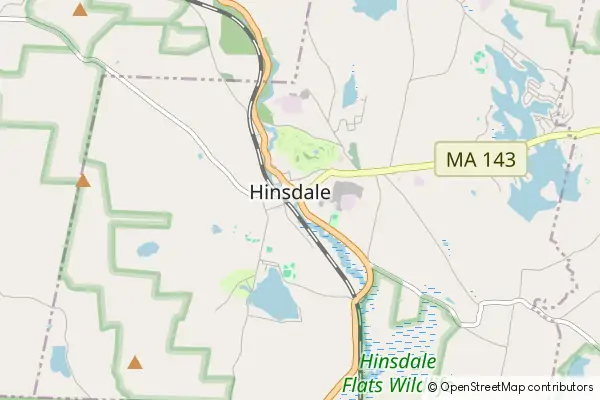 Mapa Hinsdale