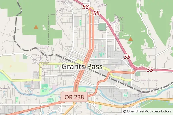 Mapa Grants Pass