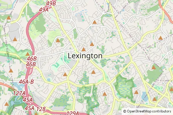 Mapa Lexington