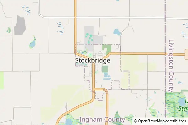 Mapa Stockbridge