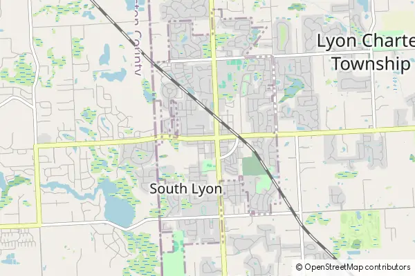 Mapa South Lyon