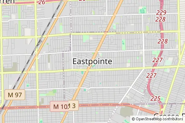 Mapa Eastpointe