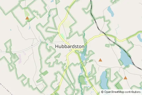 Mapa Hubbardston